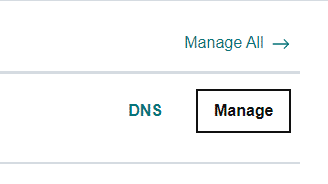 Godaddy Manage DNS